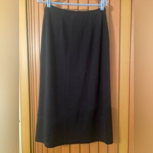 Elegant Black Women's Skirt 33” Length w/ Elastic waist 30”without stretching.